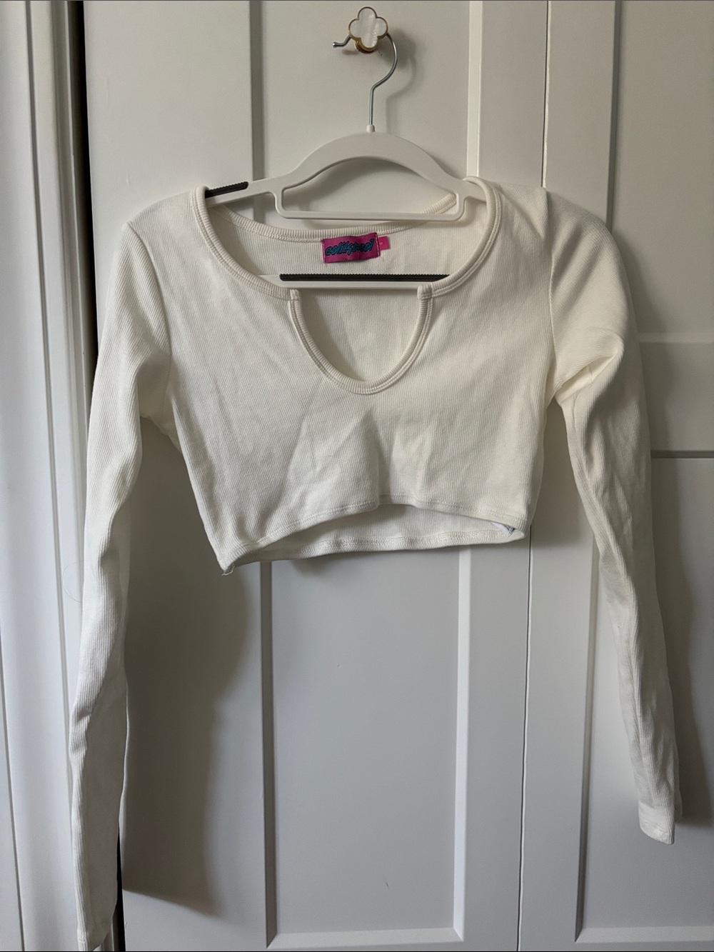 Long sleeve crop top